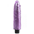 Фиолетовый вибратор Pipedream Jelly Gems PD1452-12 (19 см)