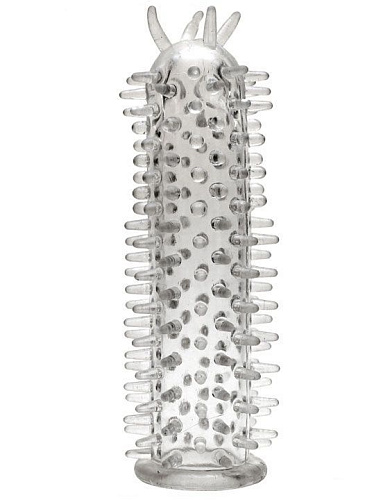 Прозрачная закрытая насадка Eroticon 31019 (12,5 см)