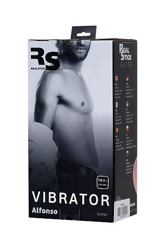Телесный вибратор-реалистик ToyFa Alfonso 981004-1 (18,5 см)