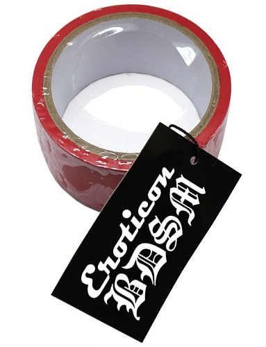 Красный скотч для бондажа Eroticon P3380R