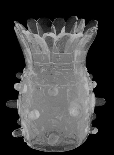Прозрачная насадка на фаллос с лепестками Gopaldas 2K754CL BCD GP