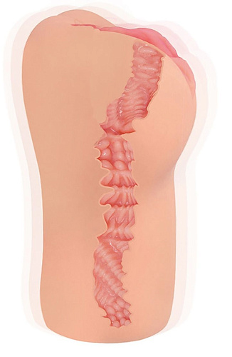 Телесный мастурбатор-вагина с рельефом KOKOS BELLANA M03-001-13