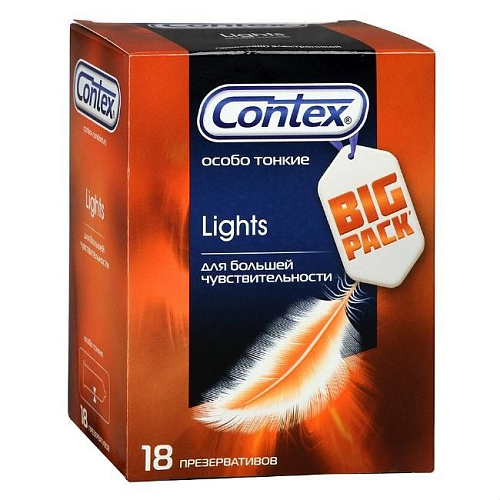 Особо тонкие презервативы Contex Contex Light №18 (18 шт)