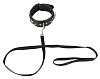 Чёрный ошейник с поводком Orion Collar and Leash 24930041001
