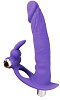 Фиолетовая вибронасадка для двойного проникновения Bior toys ST-40172-5 (15 см)