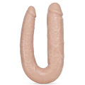 Двусторонний фаллоимитатор телесного цвета Blush Novelties Dr. Double BL-35203 (45 см)