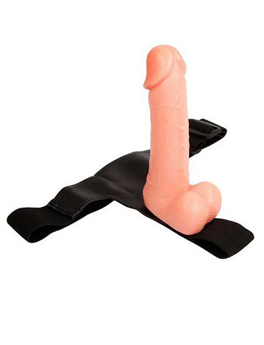 Страпон с телесной насадкой Eroticon Domina 30412 (18 см)
