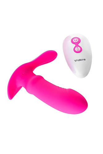 Розовая силиконовая вибровтулка Nalone Marley CS-BO15 (12,5 см)