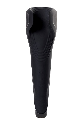 Чёрный нереалистичный мастурбатор с вибрацией Satisfyer Men Wand J2018-27-9