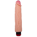 Вибратор-реалистик с розовой головкой телесного цвета LOVETOY (А-Полимер) 803400