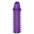 Насадка на пенис фиолетового цвета с шипами и закрытой головкой Orion 0522228 (14,5 см)