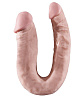Двусторонний фаллоимитатор телесного цвета Dream Toys BIGSTUFF 16INCH DOUBLE DONG 21331 (41 см)