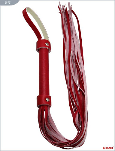 Красный кожаный флогер с 21 хвостом X-Market Ltd 69721 (56 см)