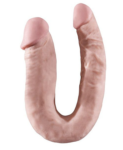Двусторонний фаллоимитатор телесного цвета Dream Toys BIGSTUFF 16INCH DOUBLE DONG 21331 (41 см)