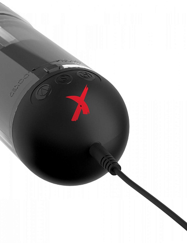 Вакуумная вибропомпа чёрного цвета Pipedream Extender Pro Vibrating Pump RD530