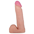 Фаллическая насадка телесного цвета для страпона LOVETOY (А-Полимер) UNICOCK 8 081503 (20 см)