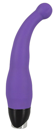 Фиолетовый вибратор для G-стимуляции Orion Simply Silicone 0583472 (21 см)