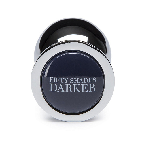 Серебристая анальная пробка Fifty Shades of Grey Beyond Erotic Butt Plug FS-63949 (8,9 см)