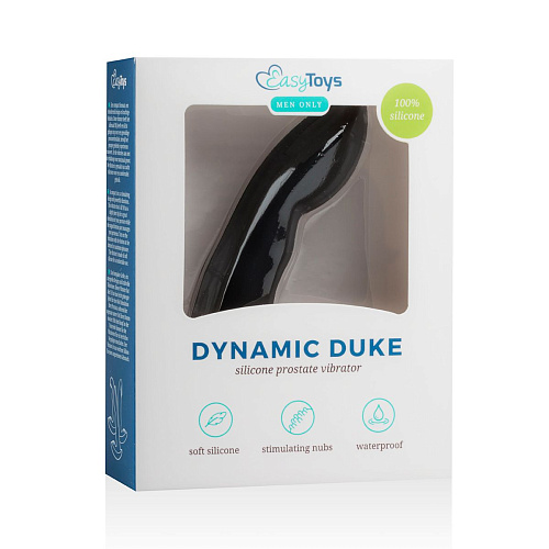 Чёный вибростимулятор простаты EDC Wholesale Dynamic Duke ET306BLK