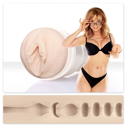 Мастурбатор-вагина телесного цвета Fleshlight Girls Nina Hartley Lotus FL581