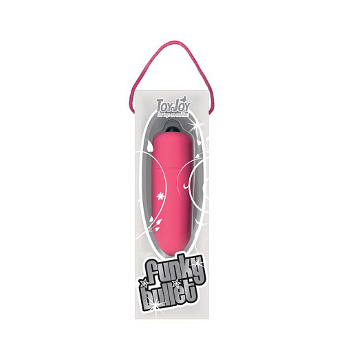 Розовая вибропуля Toy Joy Funky Bullet 3006009805 (5,5 см)