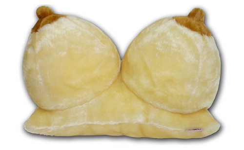 Бежевая подушка в форме бюста FlirtOn 2400