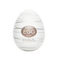 Мастурбатор-яйцо молочного цвета Tenga SILKY EGG-006