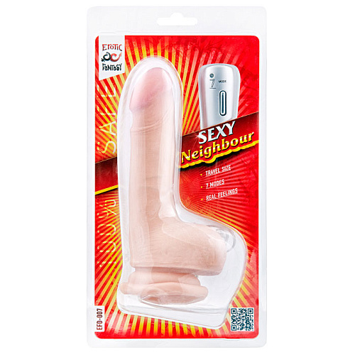 Вибратор телесного цвета Erotic Fantasy Sexy Neighbour EFD-007 (16 см)