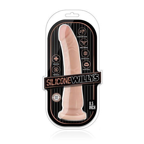 Телесный фаллоимитатор Blush Novelties 8.5 Inch Silicone Dildo BL-12253 (21,6 см)