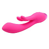 Розовый вибратор Howells INDULGENCE Rechargeable Frolic Bunny 174216pink (18,7 см)