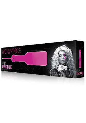 Розовая силиконовая шлепалка Shots Media BV BAD004 (37 см)