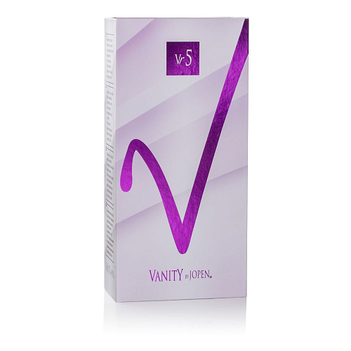 Фиолетовый вибромассажёр для двойной стимуляции Jopen Vr5 JO-4763-14-3 (16,5 см)