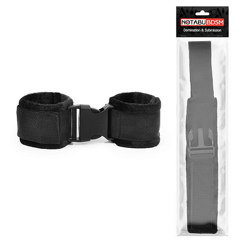 Чёрные мягкие наручи на липучке Bior toys NTB-80571