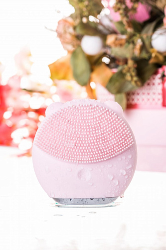 Розовый силиконовый массажер для лица ToyFa Yovee Gummy Bear 244001