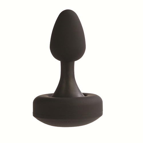 Чёрный анальный плаг с 10 функциями California Exotic Novelties FLEXI RISQUE SE-0393-25-2 (11 см)