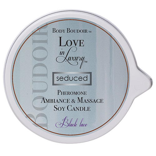 Массажная свеча с феромонами Classic Erotica Body Boudoir Black Lace CE1087-03