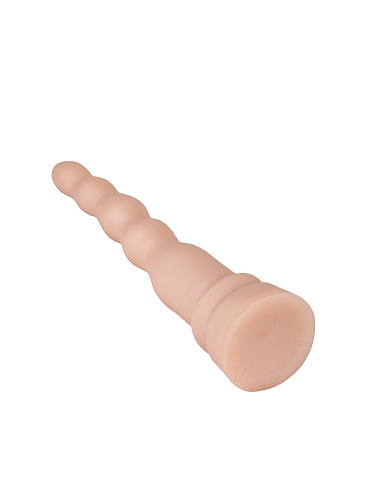 Анальная ёлочка телесного цвета LOVETOY (А-Полимер) 442500 (20 см)