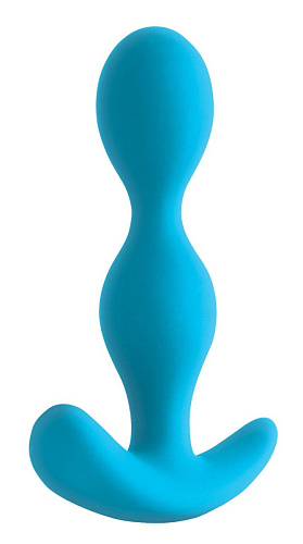 Голубая анальная пробка с двумя звеньями NS Novelties Ace II Plug NSN-0476-47 (10,2 см)