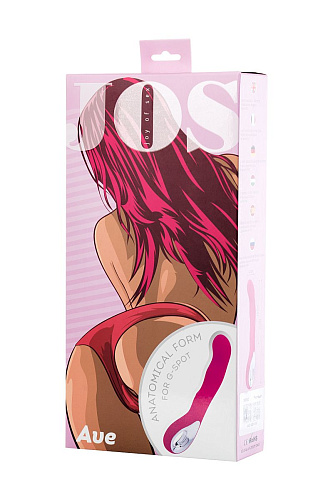 Розовый стимулятор точки G JOS AVE 783020 (21 см)