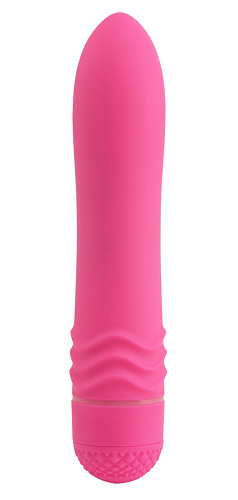 Розовый водонепроницаемый вибратор Pipedream Neon Luv Touch Vibe PD1409-11 (19 см)