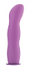 Фиолетовый страпон с волнистой насадкой Shots Media BV Deluxe Silicone Strap On 8 Inch OU210PUR (20,5 см)