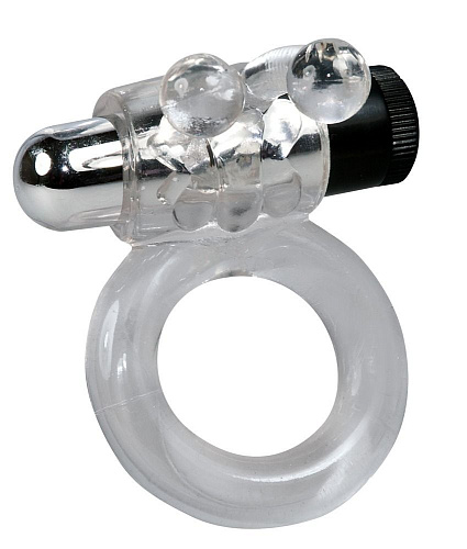 Прозрачное виброкольцо для пениса Orion Secret Garden 05765060000