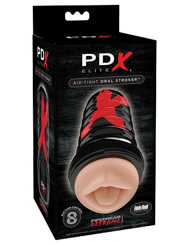 Телесный мастурбатор-ротик Pipedream Air Tight Oral Stroker RD504