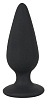 Чёрная анальная втулка Orion Heavy Plug Medium 05330090000 (8,9 см)
