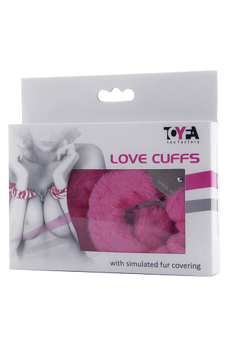 Розовые наручники ToyFa 951033