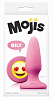 Розовая силиконовая пробка среднего размера NS Novelties Emoji ILY NSN-0513-14 (10,2 см)