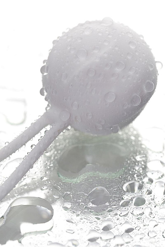 Белый вагинальный шарик ToyFa LILY 564004