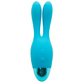 Голубой вибратор Howells INDULGENCE Rechargeable Dream Bunny 174215blue (15 см)
