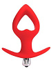 Красная вибровтулка-сердечко с ограничителем Bior toys ST-40174-3 (10,5 см)