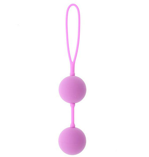 Розовые вагинальные шарики на силиконовой связке Dream Toys GOOD VIBES THE PERFECT BALLS PINK 20832